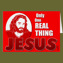 One Real Thing: Jesus cards
