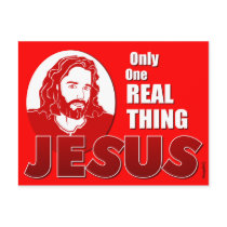 One Real Thing: Jesus postcards by Pazzoom One Real Thing: Jesus postcards