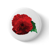 One Red Poppy buttons by SusanSavad One Red Poppy buttons