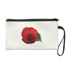 One Red Poppy Wristlet
