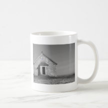 One Room School in Black and White Selective Color Coffee Mugs