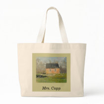 One-room Schoolhouse Canvas Bag