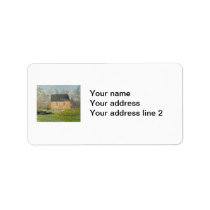 One-room Schoolhouse Personalized Address Label