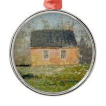 One-room Schoolhouse Christmas Tree Ornament