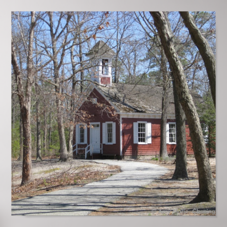 One Room Schoolhouse Poster