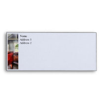 One Room Schoolhouse with Hurricane Lamp envelopes