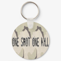 One Shot One Kill keychains by GrungeFactory One Shot One Kill keychains