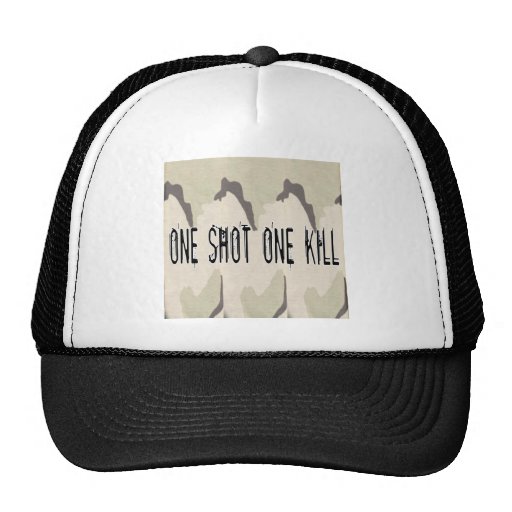 One Shot One Kill Mesh Hats