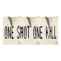One Shot One Kill photo cards by GrungeFactory One Shot One Kill photo cards