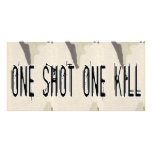 One Shot One Kill photo cards