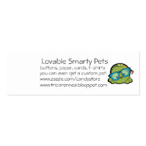 one side cute, one side sweet business cards