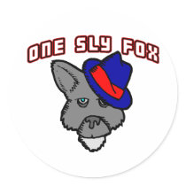 One Sly Fox stickers