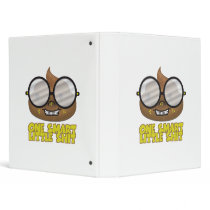 one smart little shit 3 ring binder