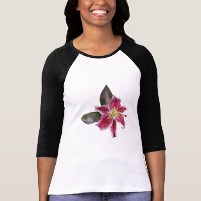 One Stargazer Lily Ladies T shirt by SusanSavad