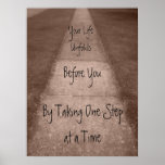 One step at a Time Canvas Print