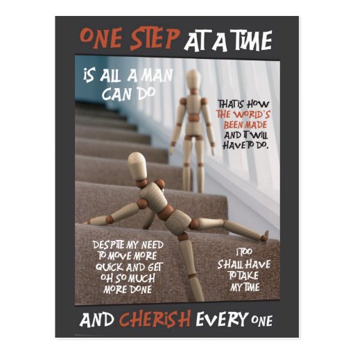 One Step at a Time | Postcards