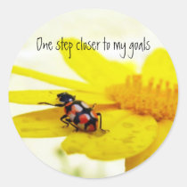 One step closer to my goals stickers