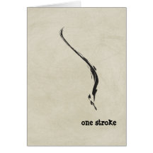 one stroke card