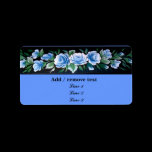 One stroke roses-any occassion labels -customize labels