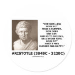 One Swallow Does Not Make A Summer Aristotle Quote Sticker