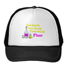One Tequila Two Tequila Three Tequila Floor #2 Mesh Hat