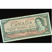One thousand dollar bill cut outs