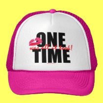 ONE TIME WAS ALL IT TOOK! (c) S.K.Originals Logo hats