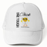One Tough Chick Bone Cancer Warrior hats