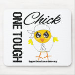 One Tough Chick Bone Cancer Warrior Mousepads