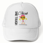 One Tough Chick Breast Cancer Warrior hats