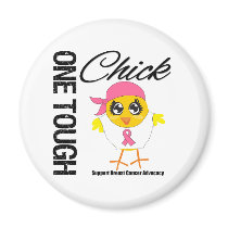 One Tough Chick Breast Cancer Warrior Magnet