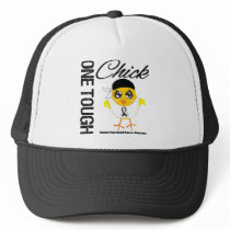 One Tough Chick Carcinoid Cancer Warrior Trucker Hats