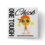 One Tough Chick Kidney Cancer Warrior v2 Buttons