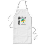 One Tough Chick Ovarian Cancer Warrior aprons