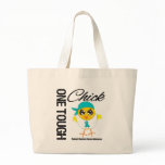 One Tough Chick Ovarian Cancer Warrior bags