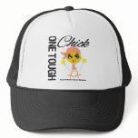 One Tough Chick Uterine Cancer Warrior Trucker Hats