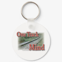 One Track Mind keychains