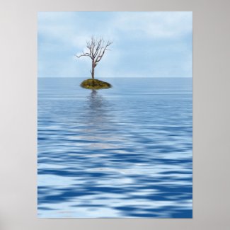 One Tree (color) Poster print