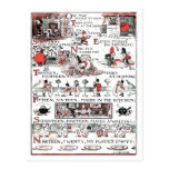 One, Two, Buckle My Shoe Postcard postcards