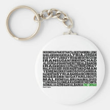 One Ummah Countries Key Chains