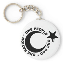 One Ummah Star & Crescent Key Chain