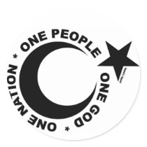 One Ummah Star & Crescent stickers