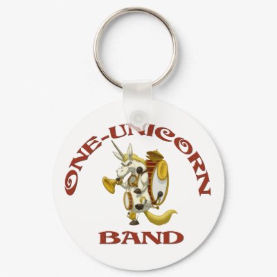 One-Unicorn Band Keychain by stlewis75