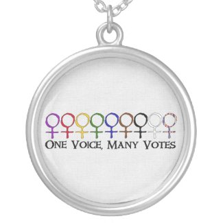 One Voice, Many Votes necklace