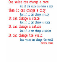 One Voice t-shirts