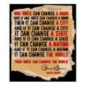 ONE VOICE SPEECH POSTER posters by thezeegn ONE VOICE SPEECH POSTER posters