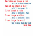 One Voice t-shirts by VoteObama One Voice t-shirts