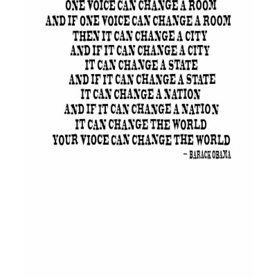One Voice Tshirt by VoteObama