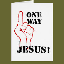 One Way: Jesus! cards