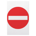 one-way street icon stationery paper